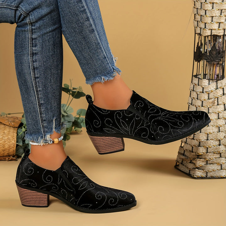 Noelle Low Heel Boots – Effortless Style Everyday Comfort