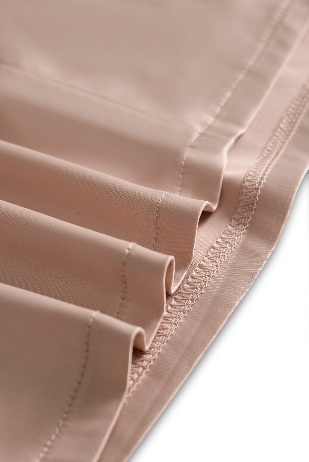 Olivia Bennet | Champagne Square-Neck Mini Satin Dress