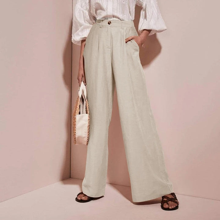 Olivia Bennet | Linen Trousers for Women