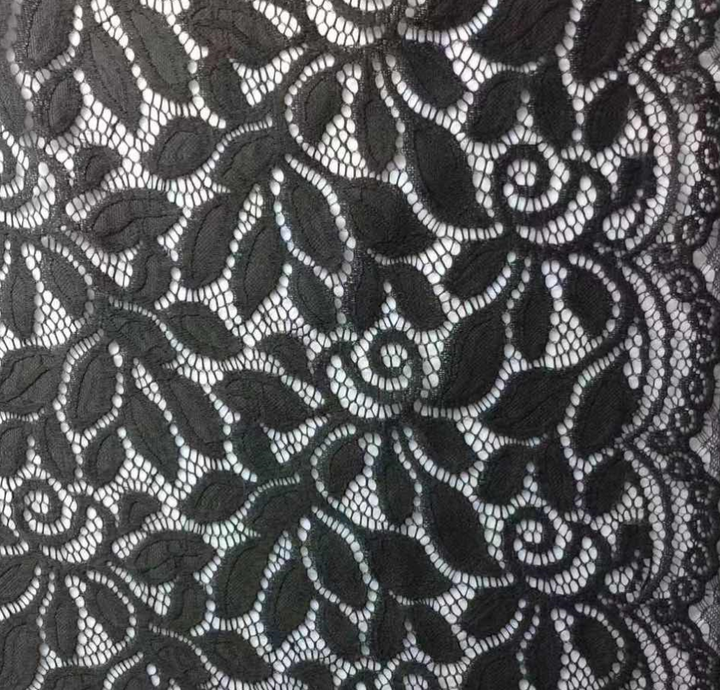 Olivia Bennet | Elegant Floral Lace Boat Neck A-Line Midi Dress