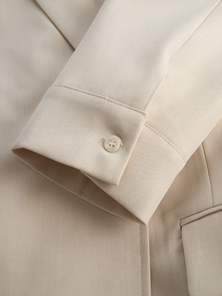 Olivia Bennet | Tailored Blazer-Inspired Mini Dress With Belted Waist