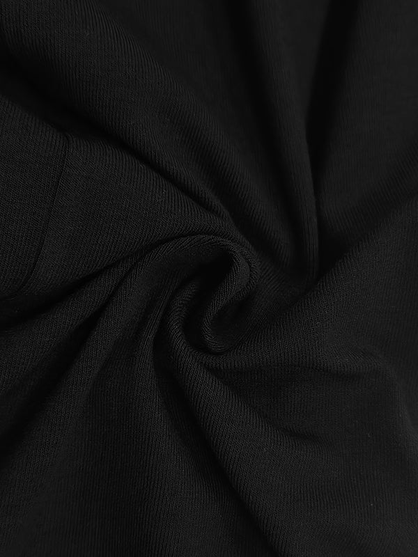 Olivia Bennet | Bodycon Sleeveless Hollow Pleated Solid Color Split-Joint Mock Neck Maxi Dresses