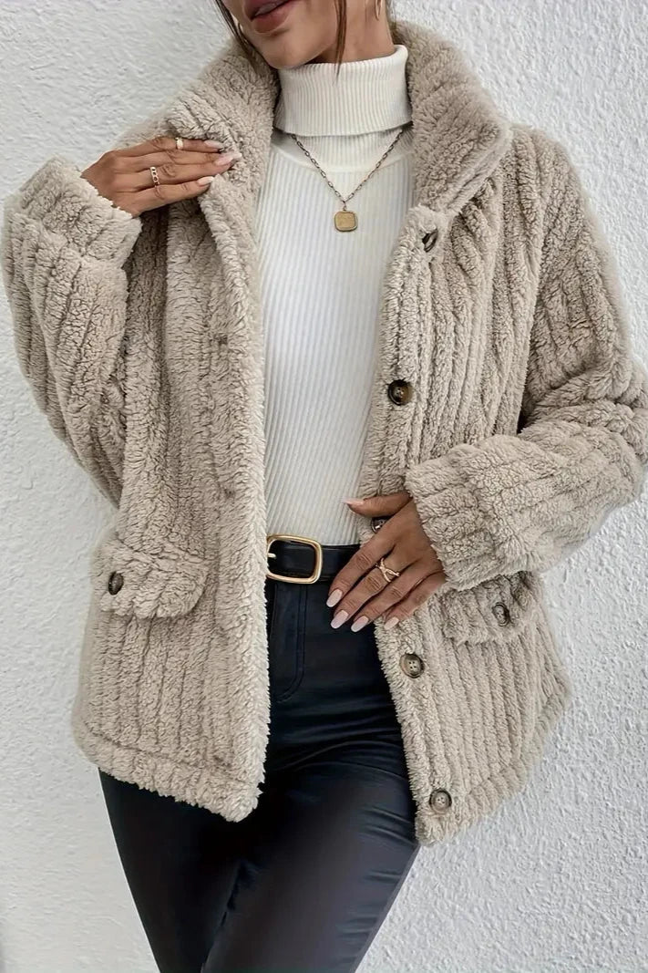 NOVA™ | Velvet Button Cardigan