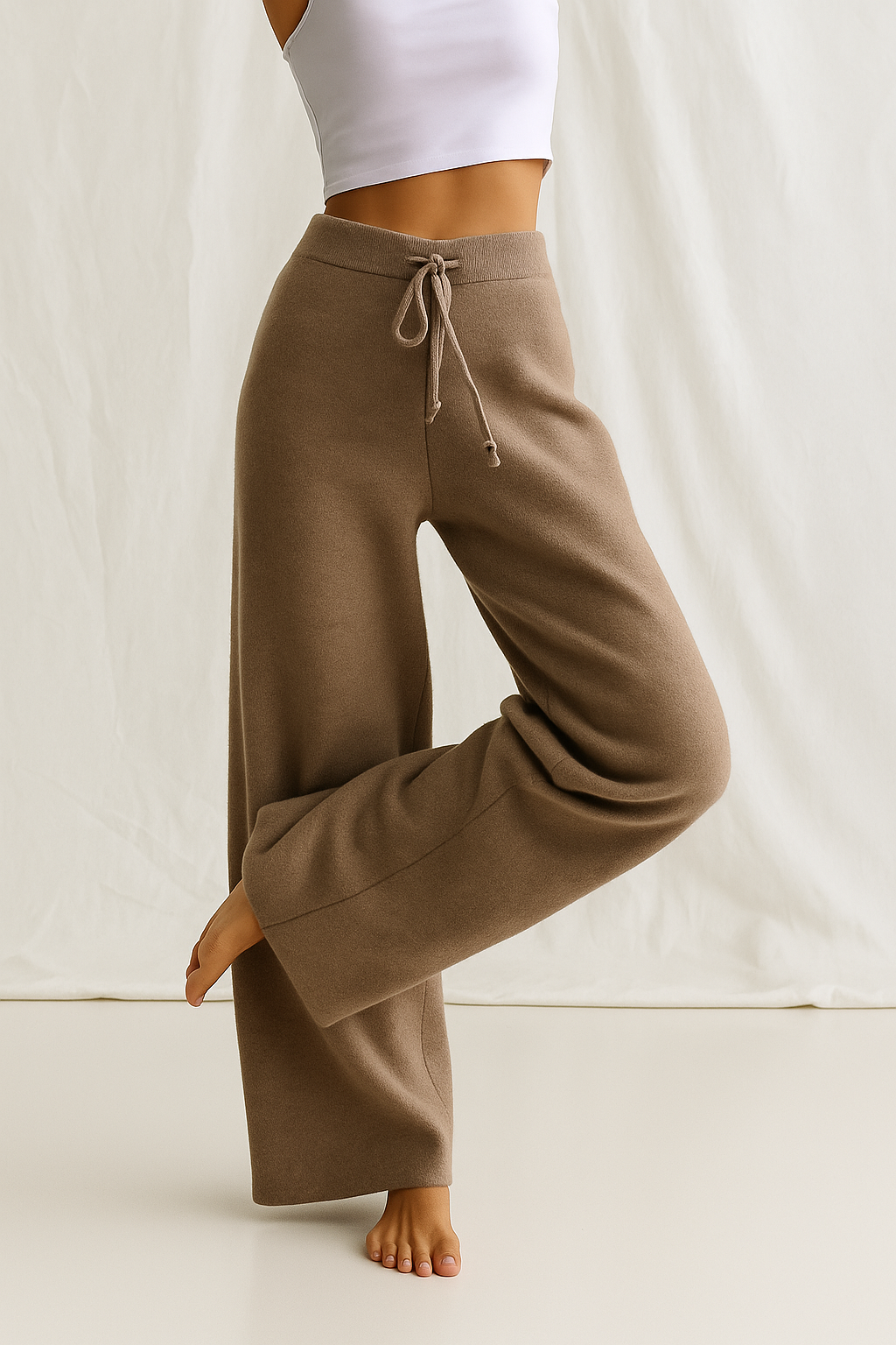 Olivia Bennet | Sweats for Women, Cotton Blend, Relaxed Fit, Gray