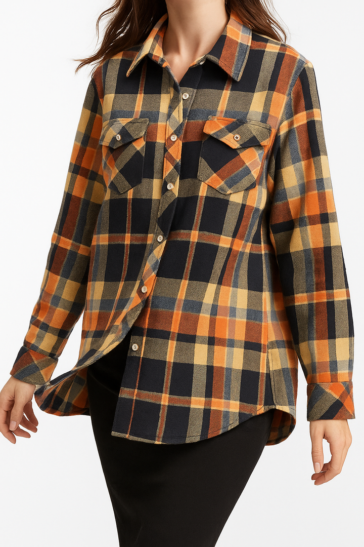 Olivia Bennet | Classic Plaid Throw Blanket