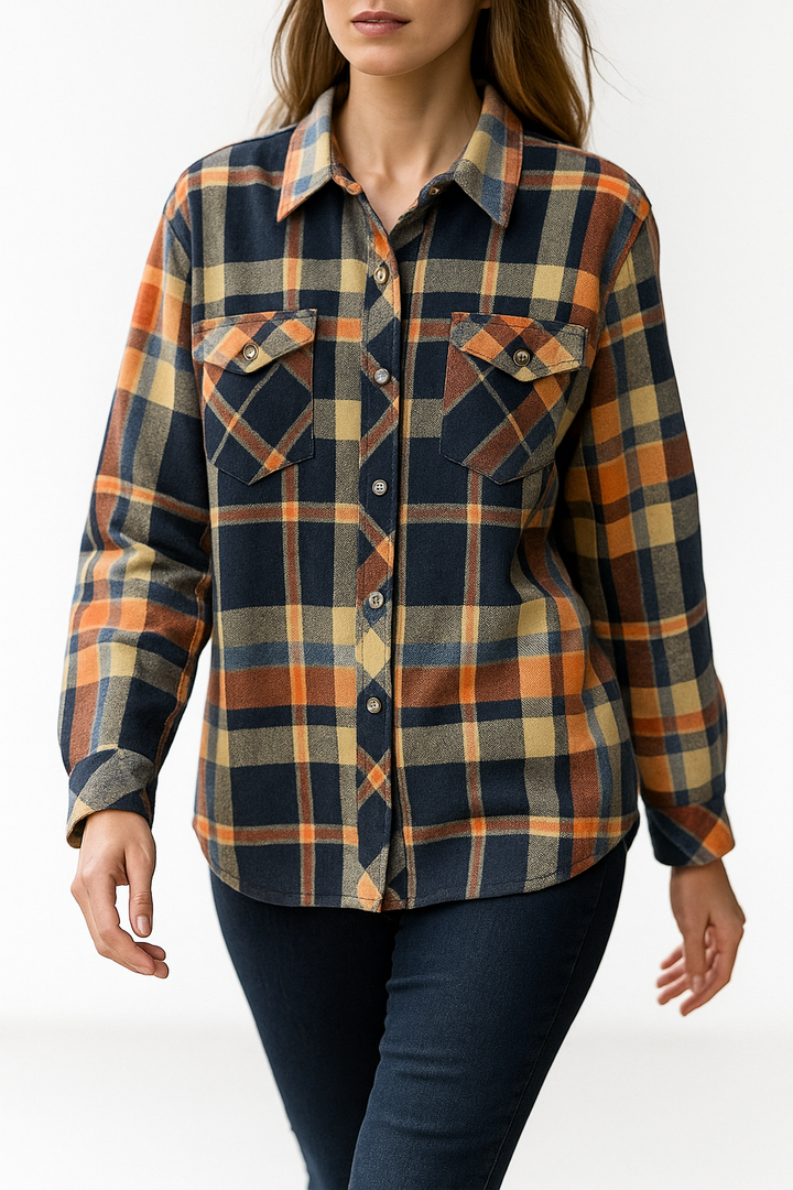 Olivia Bennet | Classic Plaid Throw Blanket
