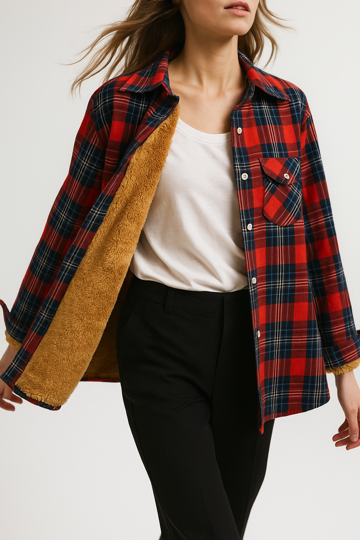 Olivia Bennet | Classic Plaid Throw Blanket