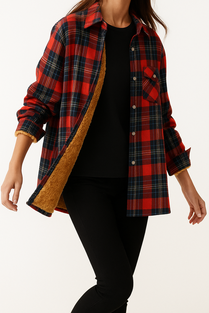Olivia Bennet | Classic Plaid Throw Blanket
