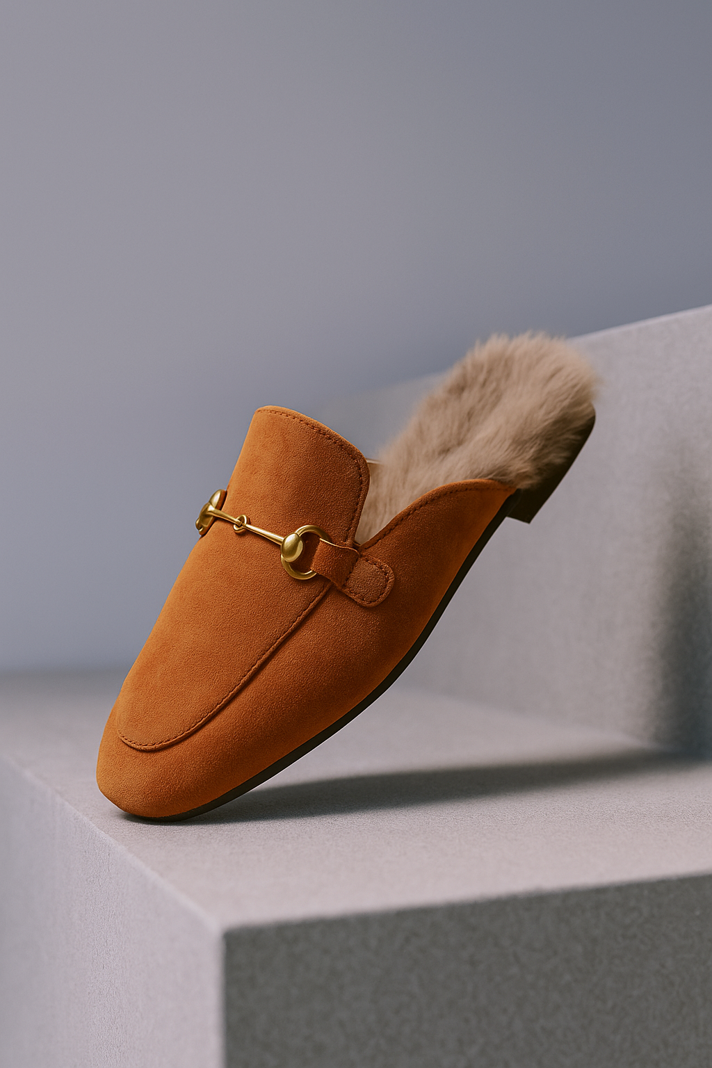 Olivia Bennet | Luxe Mule for Women in Leather, Slip-On, Black
