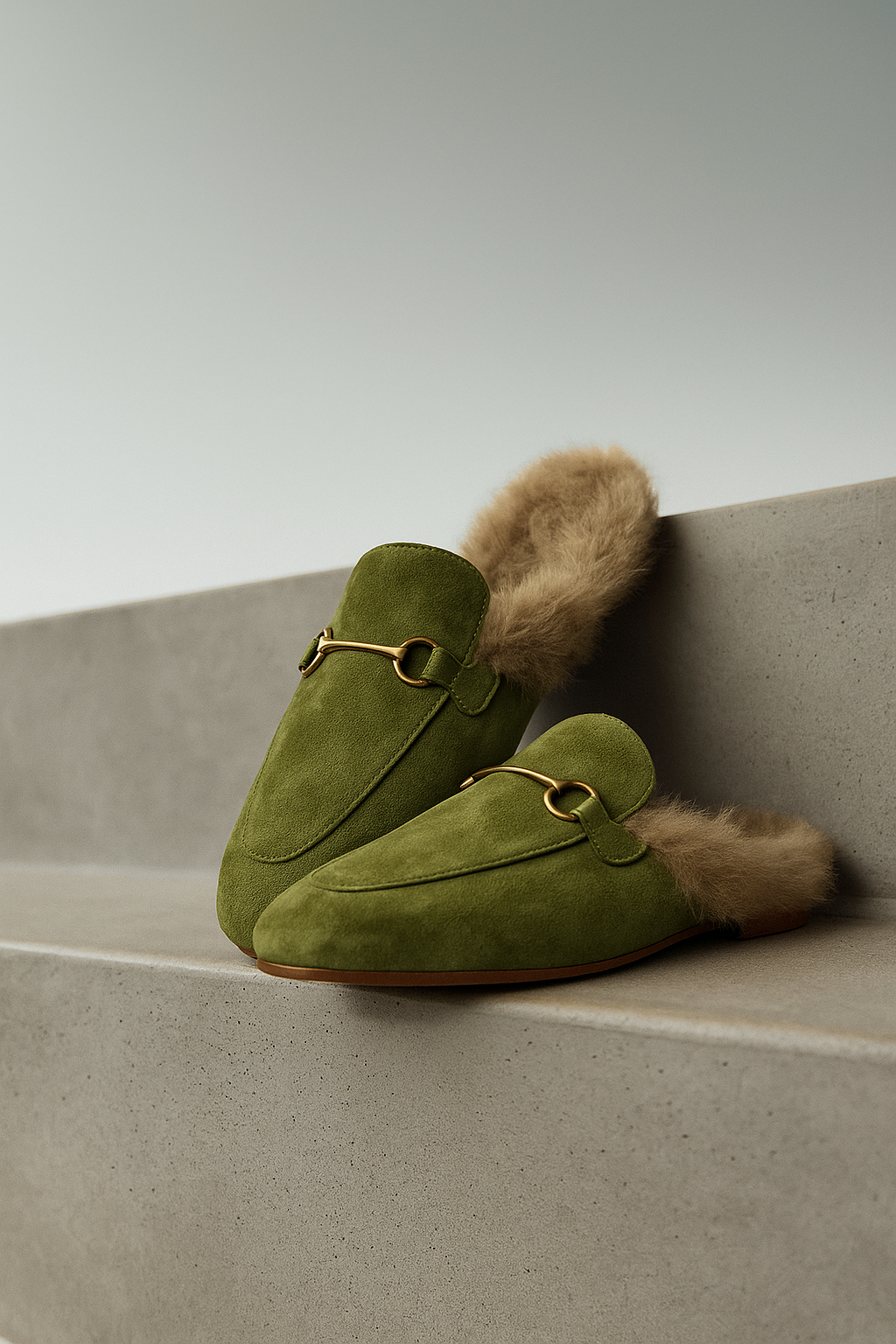 Olivia Bennet | Luxe Mule for Women in Leather, Slip-On, Black