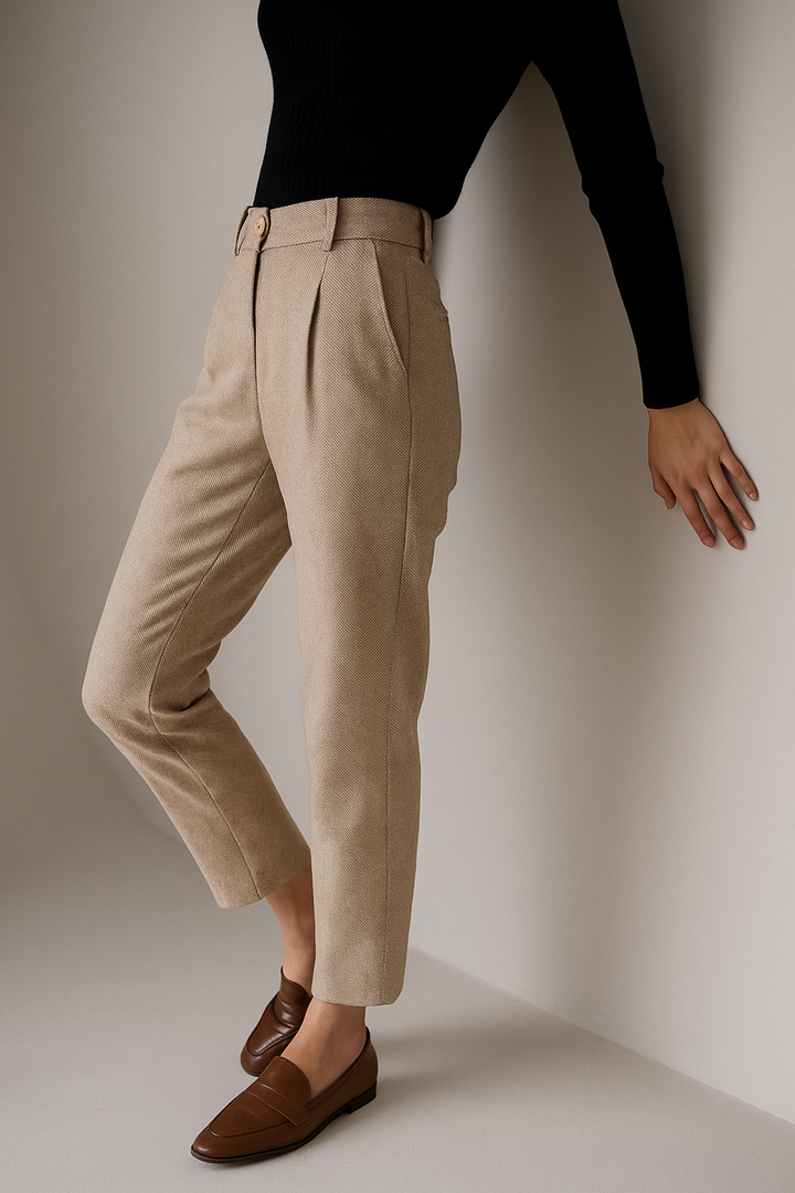 Olivia Bennet | Tailored Wool Pants for Women
