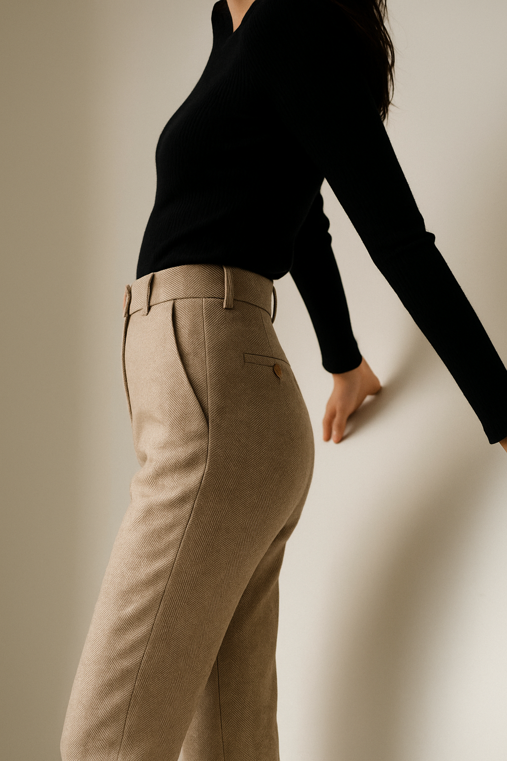 Olivia Bennet | Tailored Wool Pants for Women