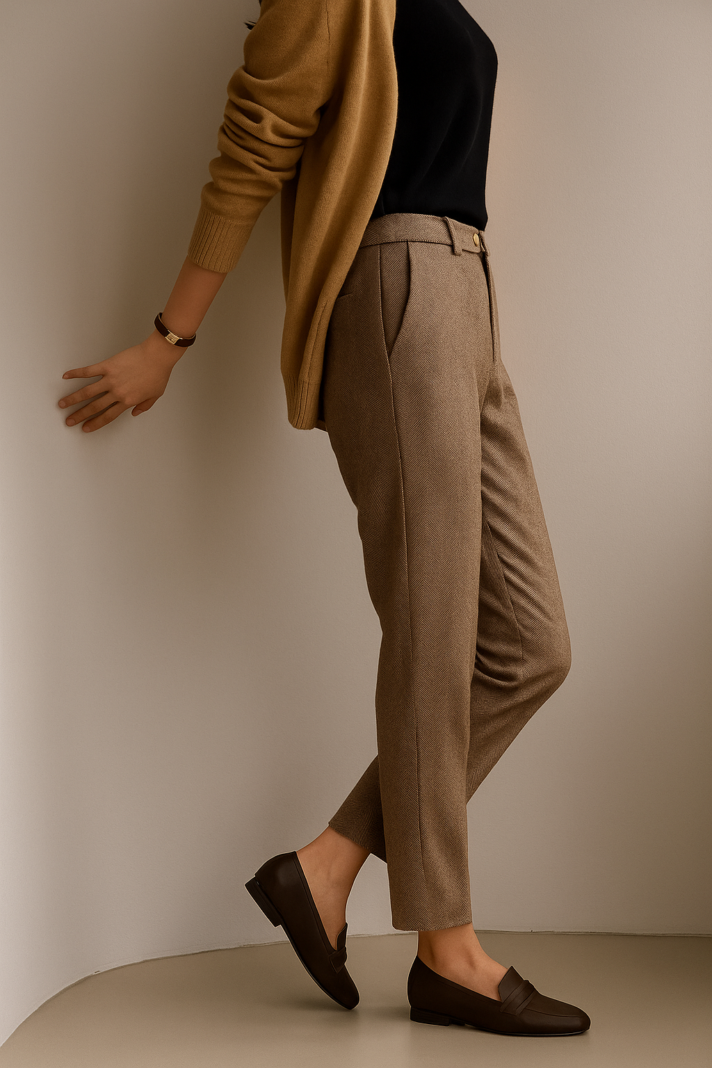 Olivia Bennet | Tailored Wool Pants for Women