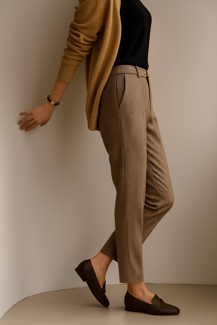 Olivia Bennet | Tailored Wool Pants for Women