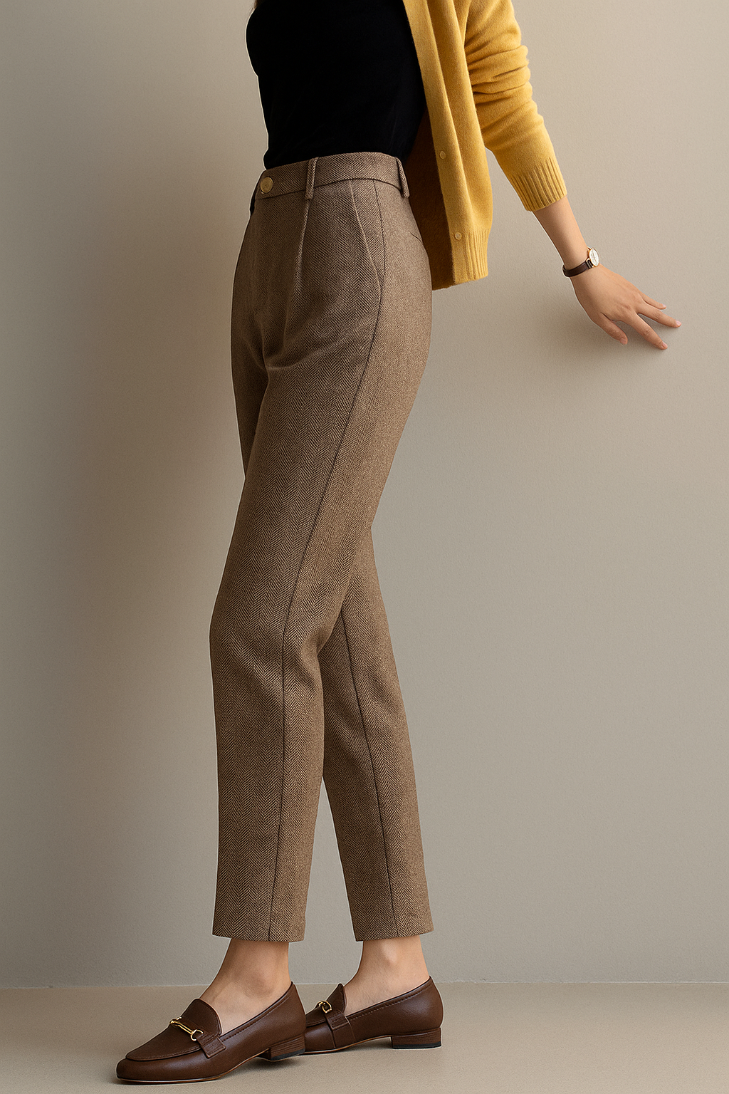 Olivia Bennet | Tailored Wool Pants for Women