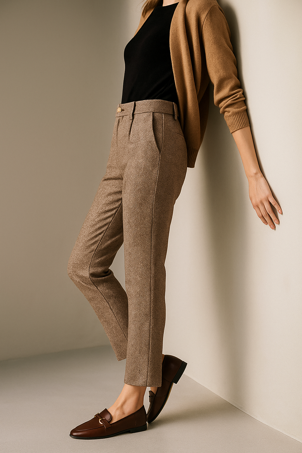 Olivia Bennet | Tailored Wool Pants for Women