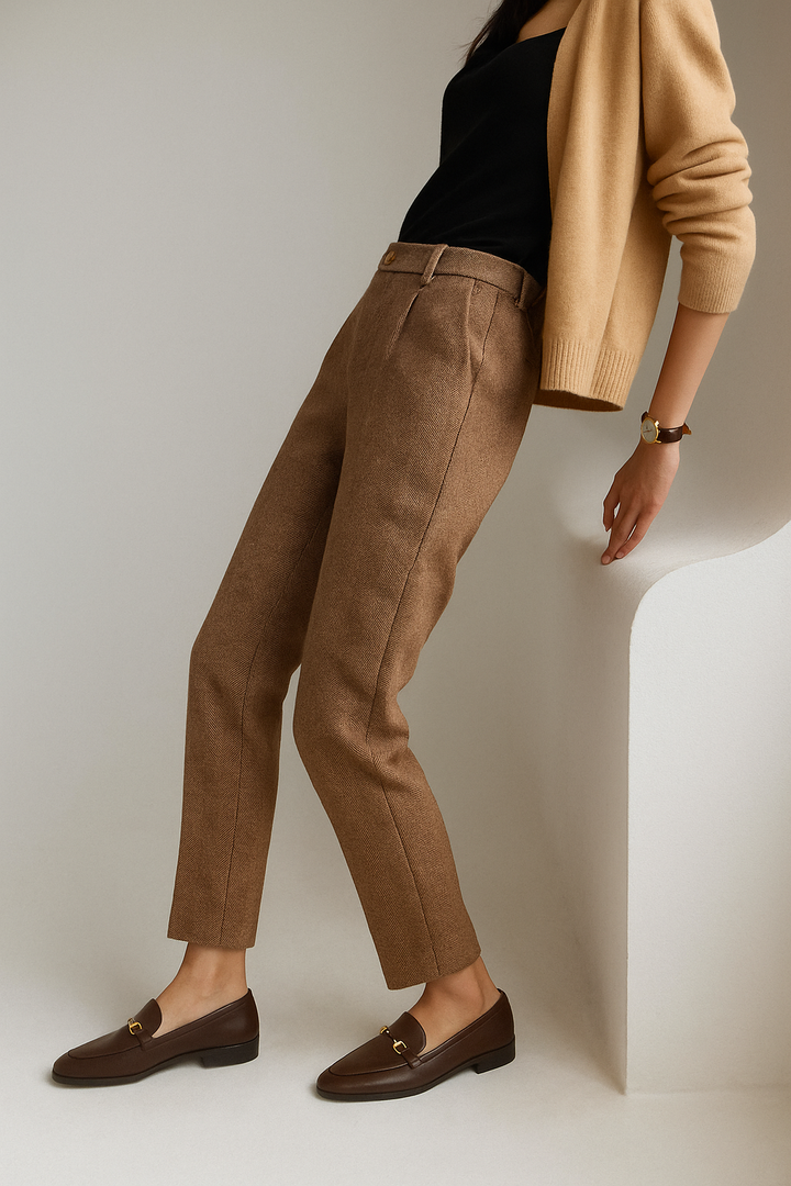 Olivia Bennet | Tailored Wool Pants for Women