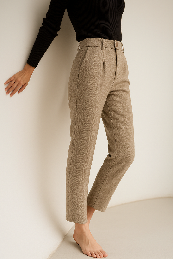 Olivia Bennet | Tailored Wool Pants for Women