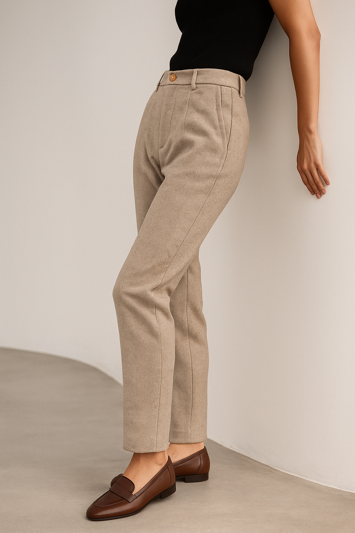 Olivia Bennet | Tailored Wool Pants for Women