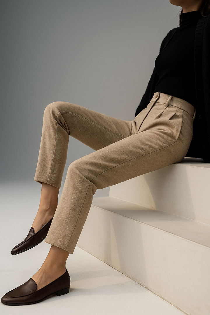 Olivia Bennet | Tailored Wool Pants for Women
