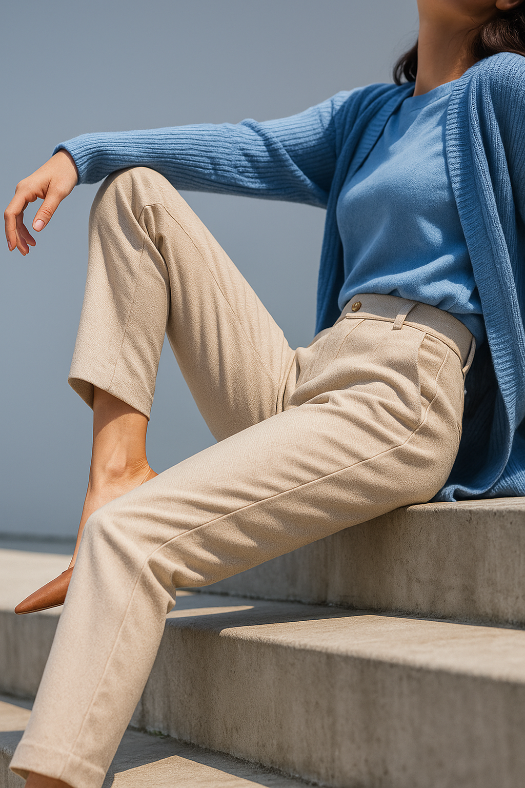 Olivia Bennet | Tailored Wool Pants for Women