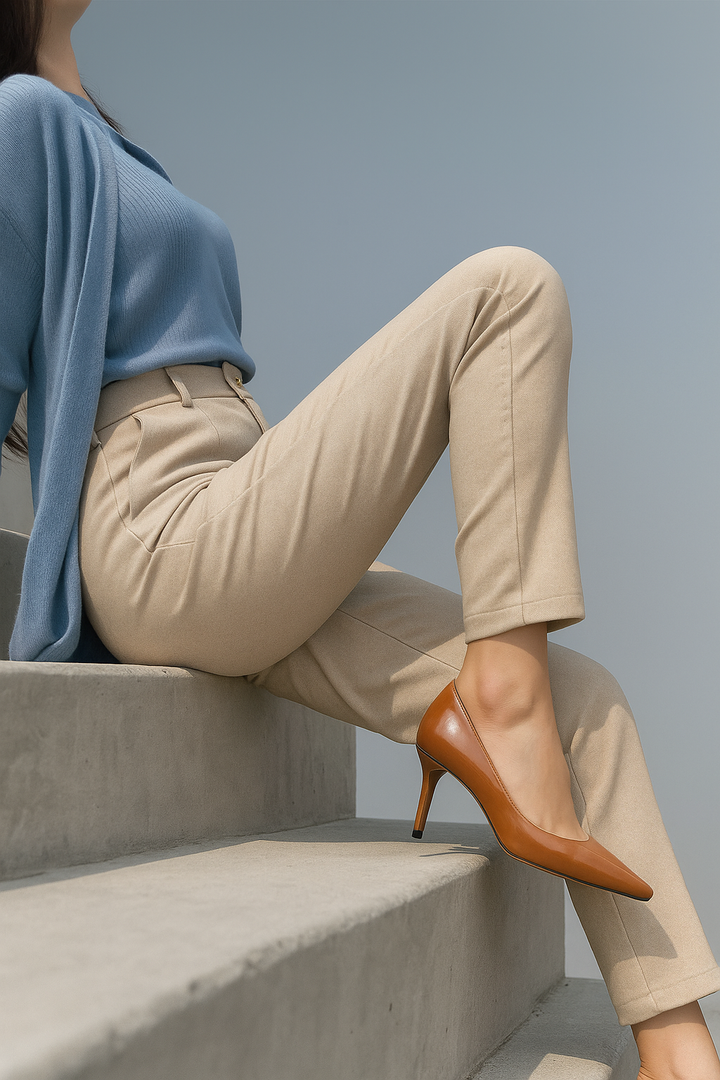 Olivia Bennet | Tailored Wool Pants for Women