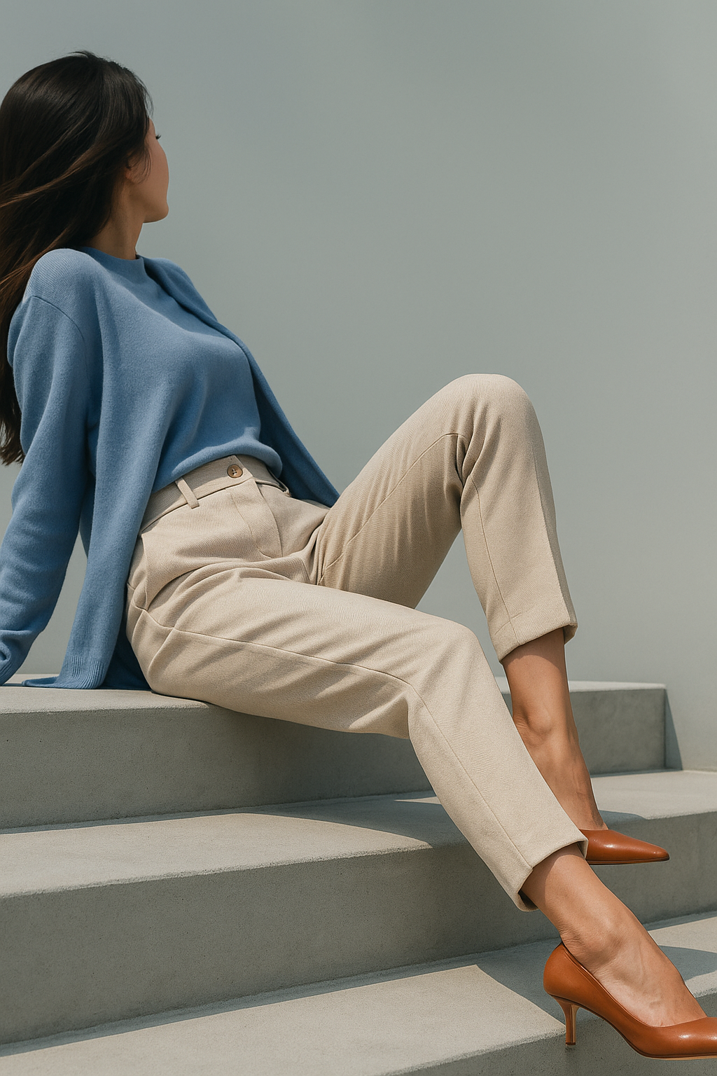 Olivia Bennet | Tailored Wool Pants for Women
