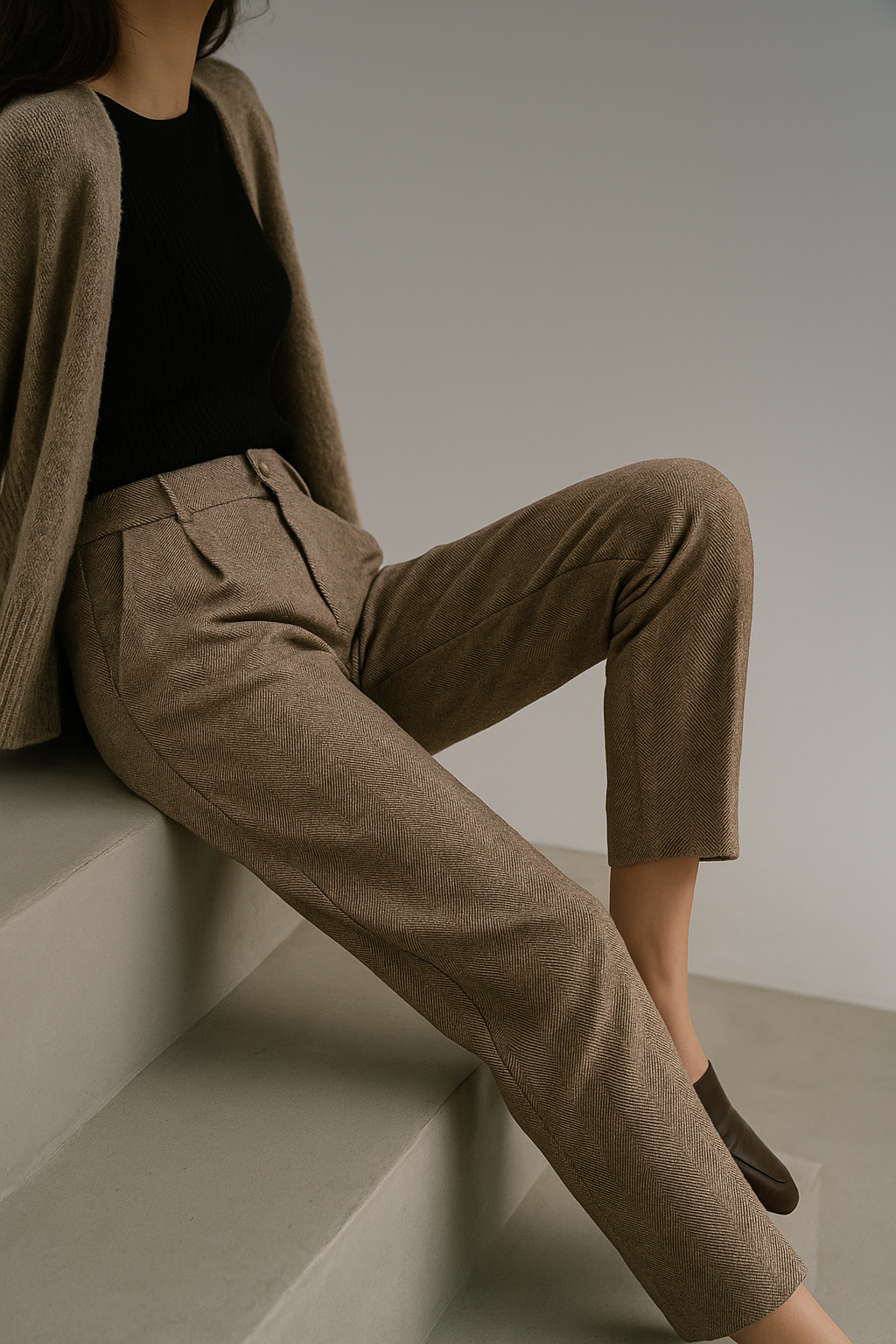 Olivia Bennet | Tailored Wool Pants for Women