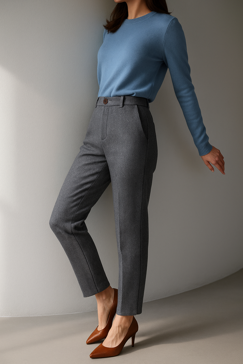 Olivia Bennet | Tailored Wool Pants for Women