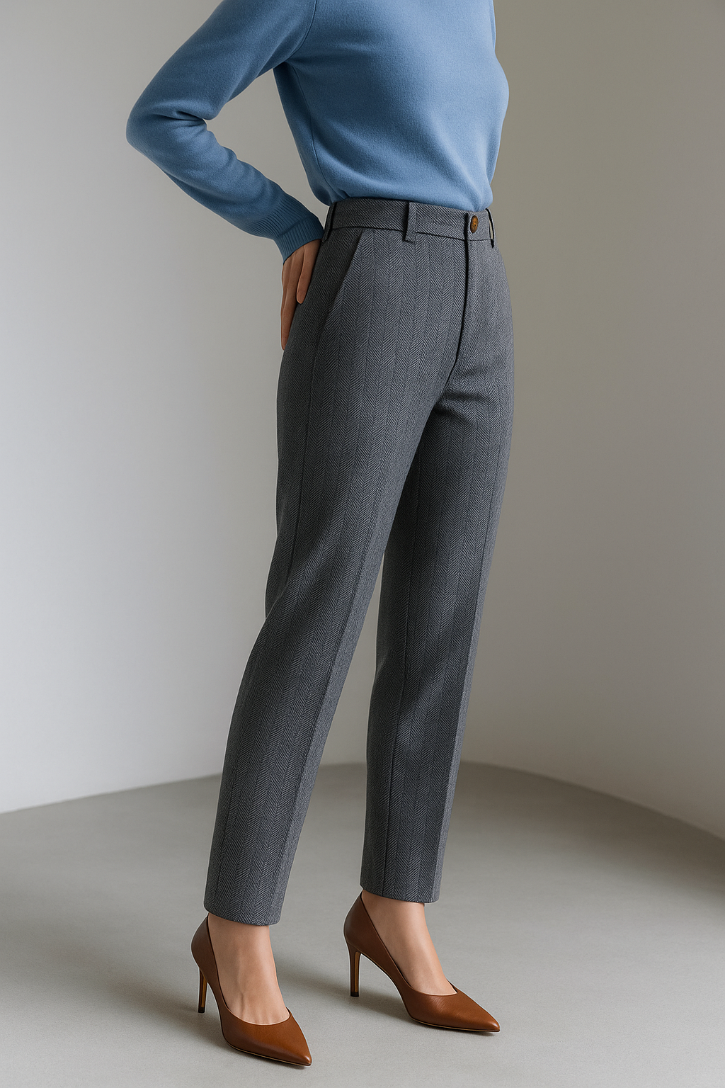 Olivia Bennet | Tailored Wool Pants for Women