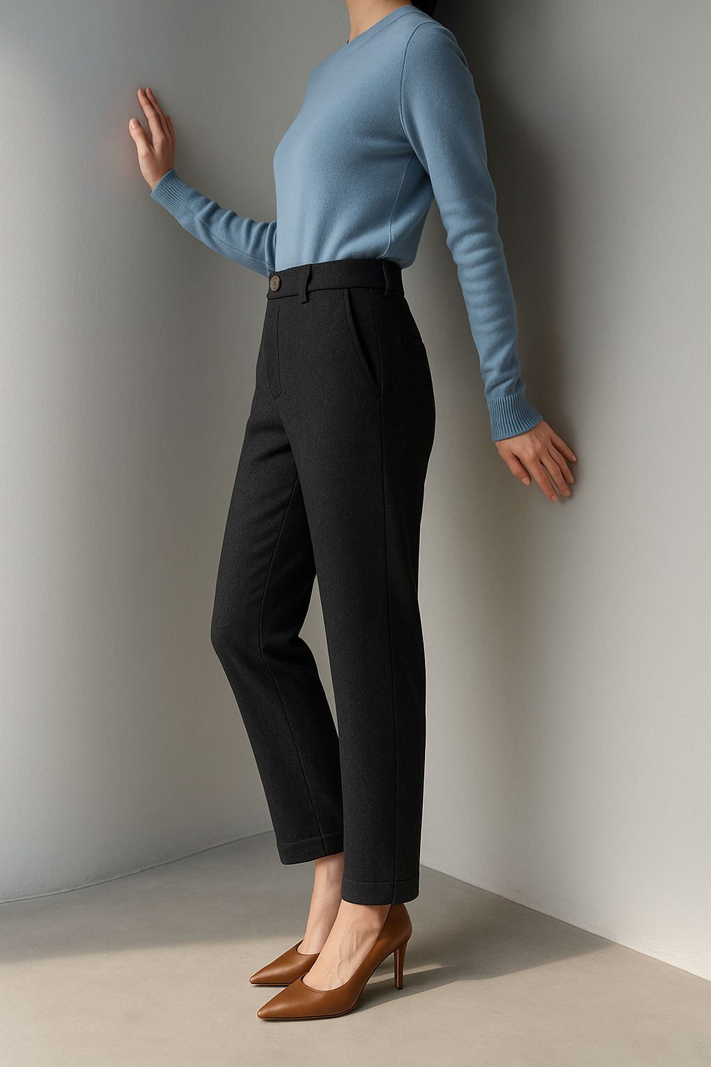 Olivia Bennet | Tailored Wool Pants for Women