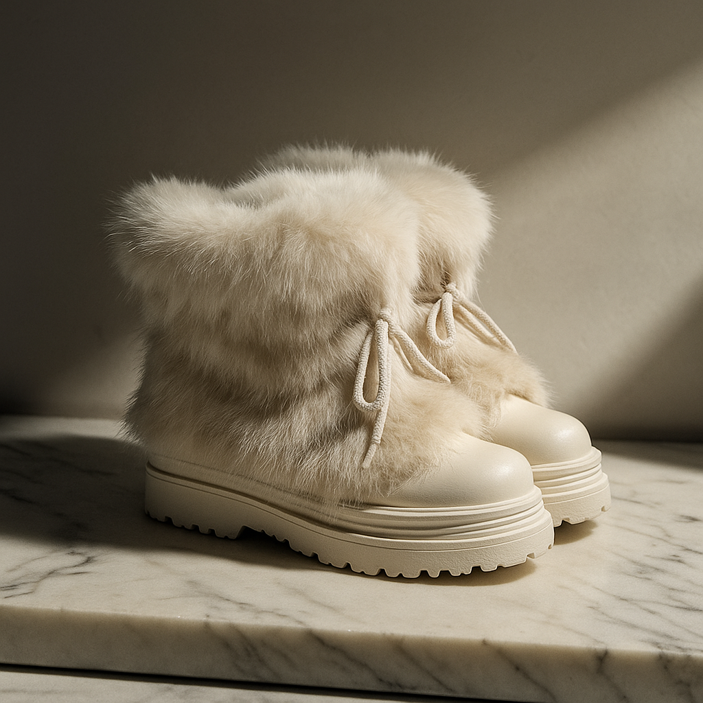 Olivia Bennet | Fur Après-Ski Boots for Women
