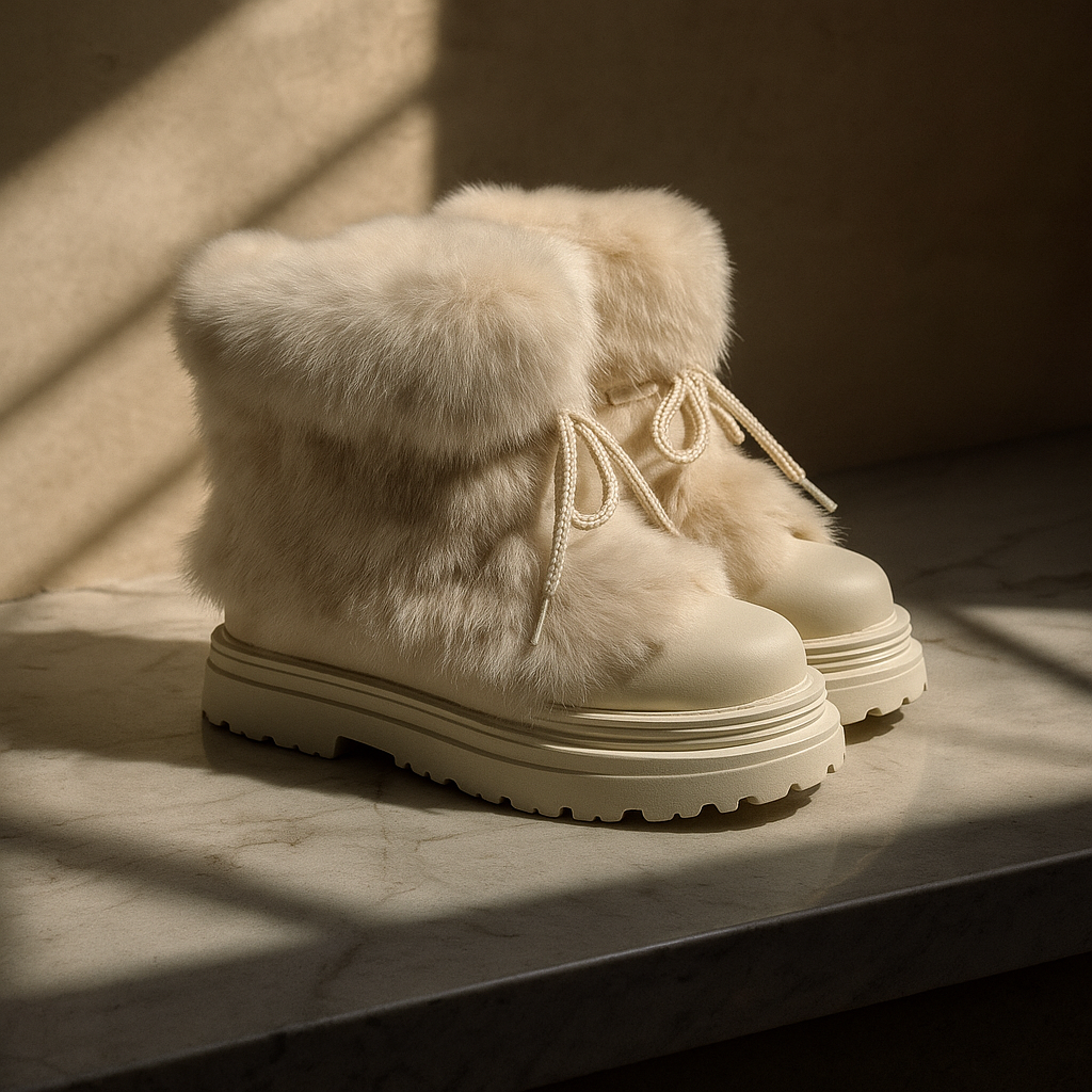 Olivia Bennet | Fur Après-Ski Boots for Women