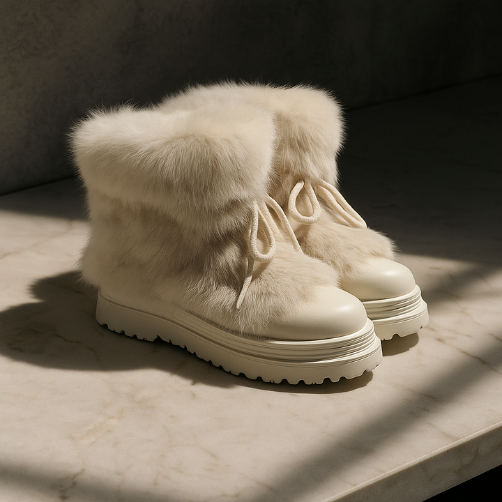 Olivia Bennet | Fur Après-Ski Boots for Women