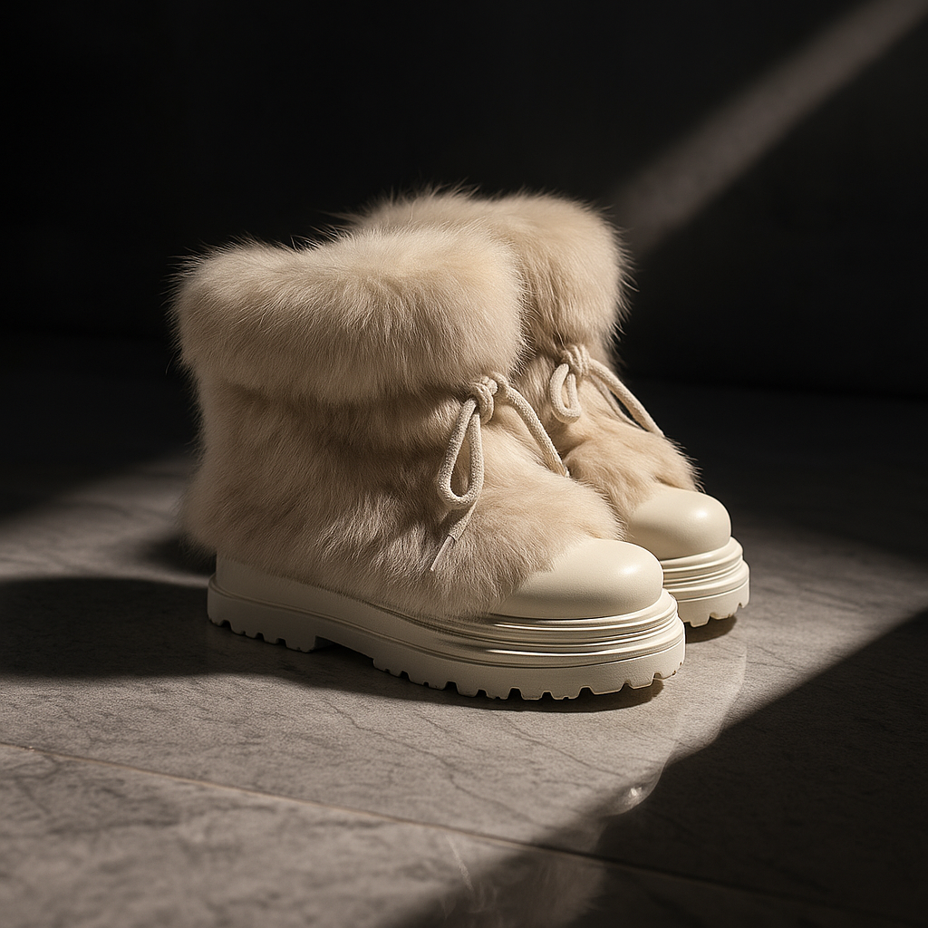 Olivia Bennet | Fur Après-Ski Boots for Women