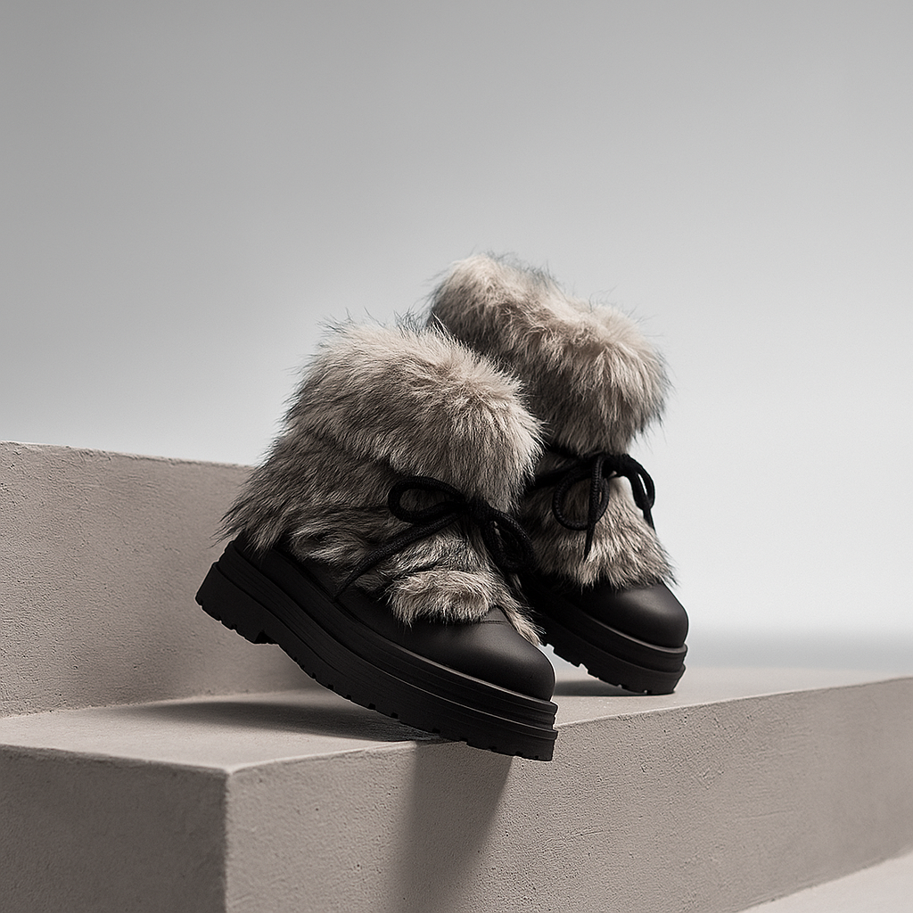 Olivia Bennet | Fur Après-Ski Boots for Women