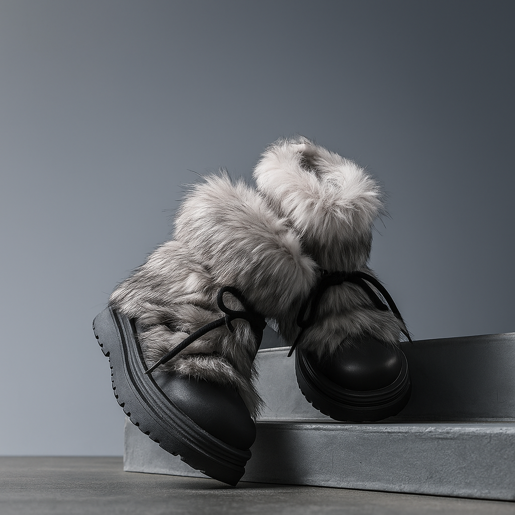 Olivia Bennet | Fur Après-Ski Boots for Women