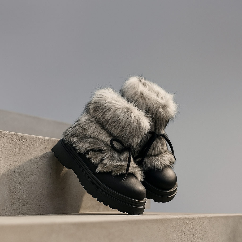 Olivia Bennet | Fur Après-Ski Boots for Women