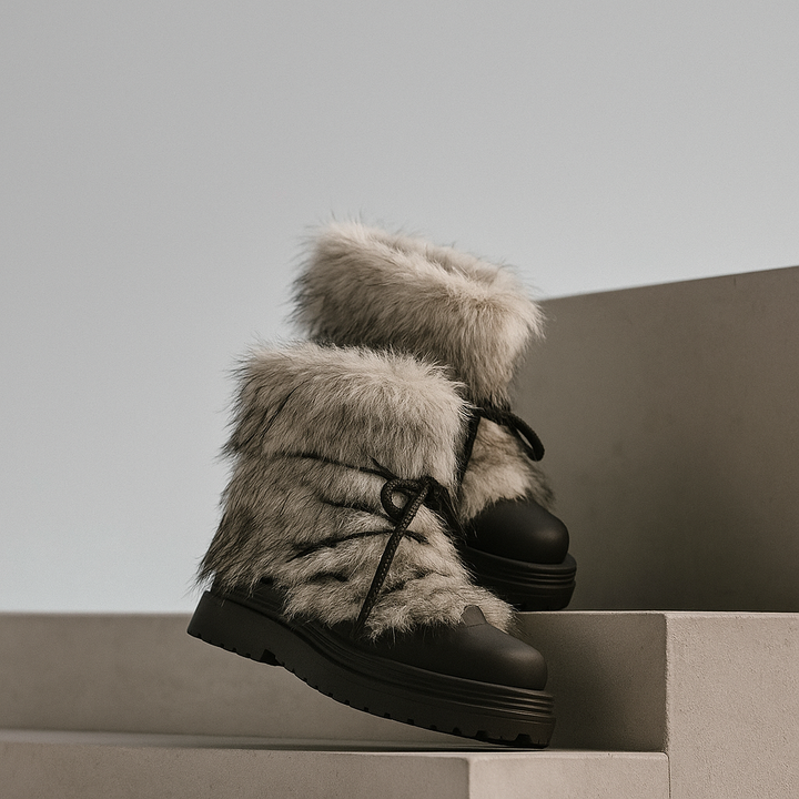 Olivia Bennet | Fur Après-Ski Boots for Women