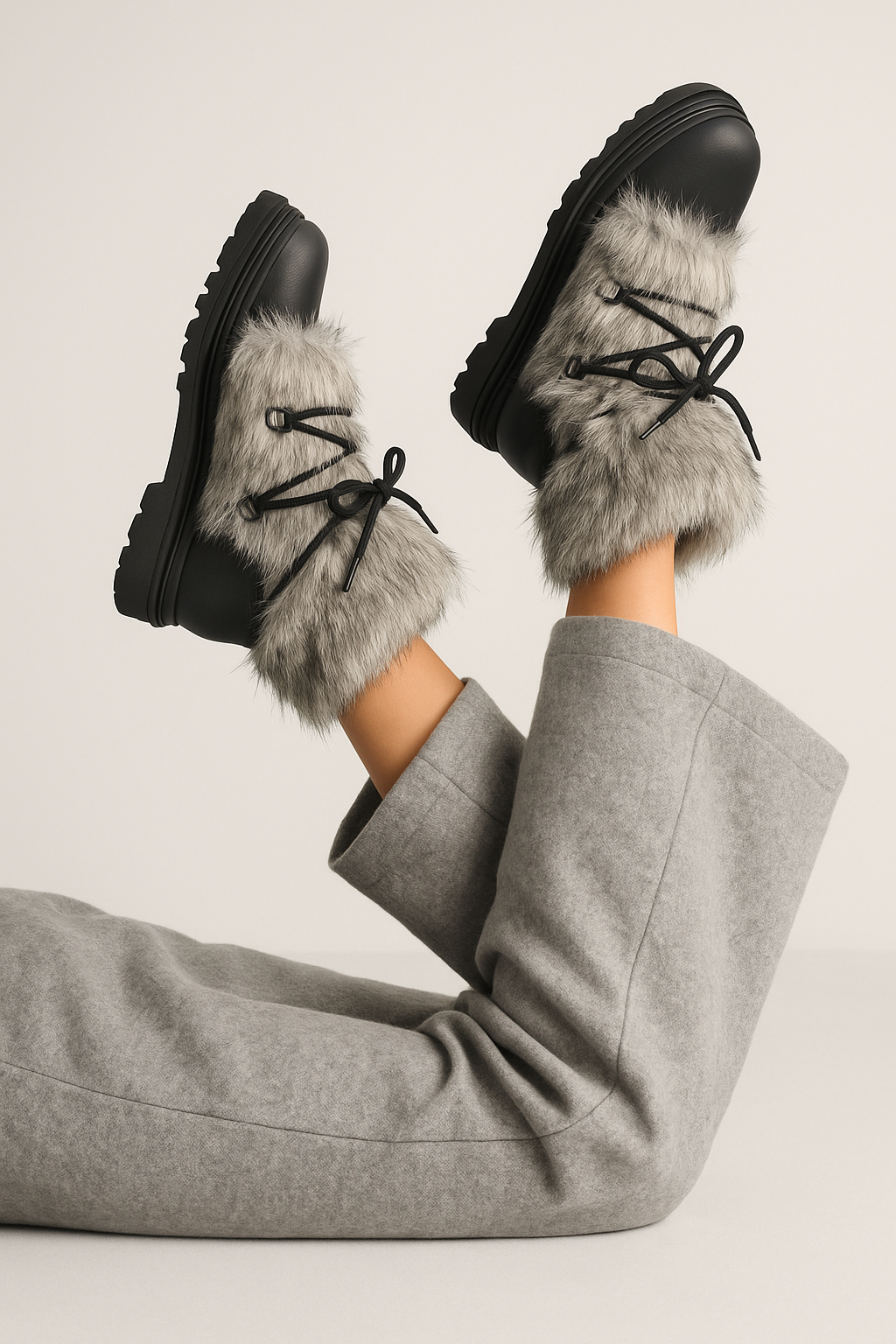 Olivia Bennet | Fur Après-Ski Boots for Women