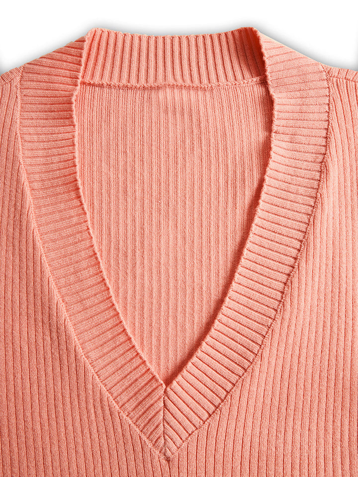 Olivia Bennet | Sweetheart Neckline Ruffle Hem Ribbed Knit Mini Dress
