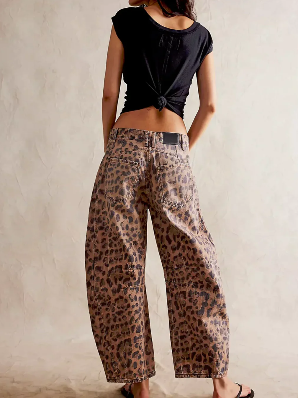 Olivia Bennet | Barrel-Leg Denim Jeans for Women