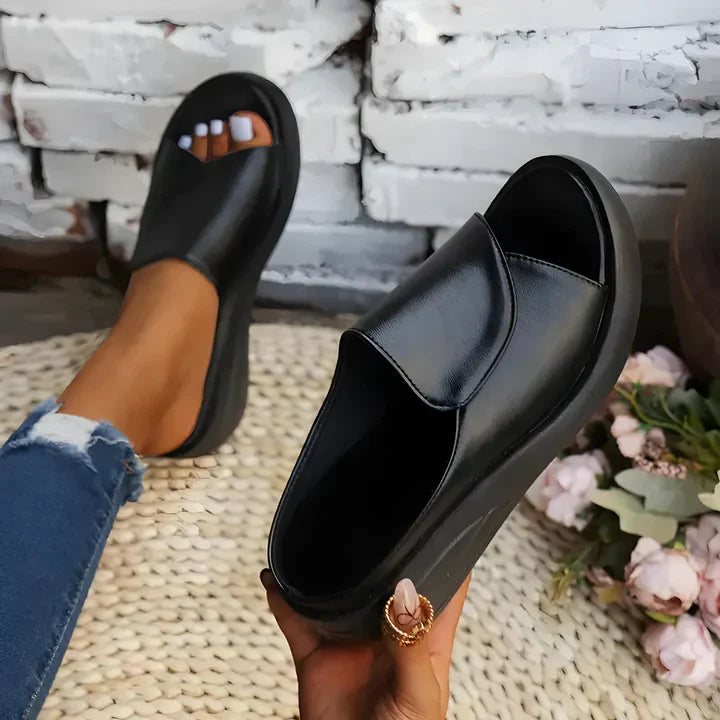 Eliza™ – Orthopedic Slip-on Wedge Sandals