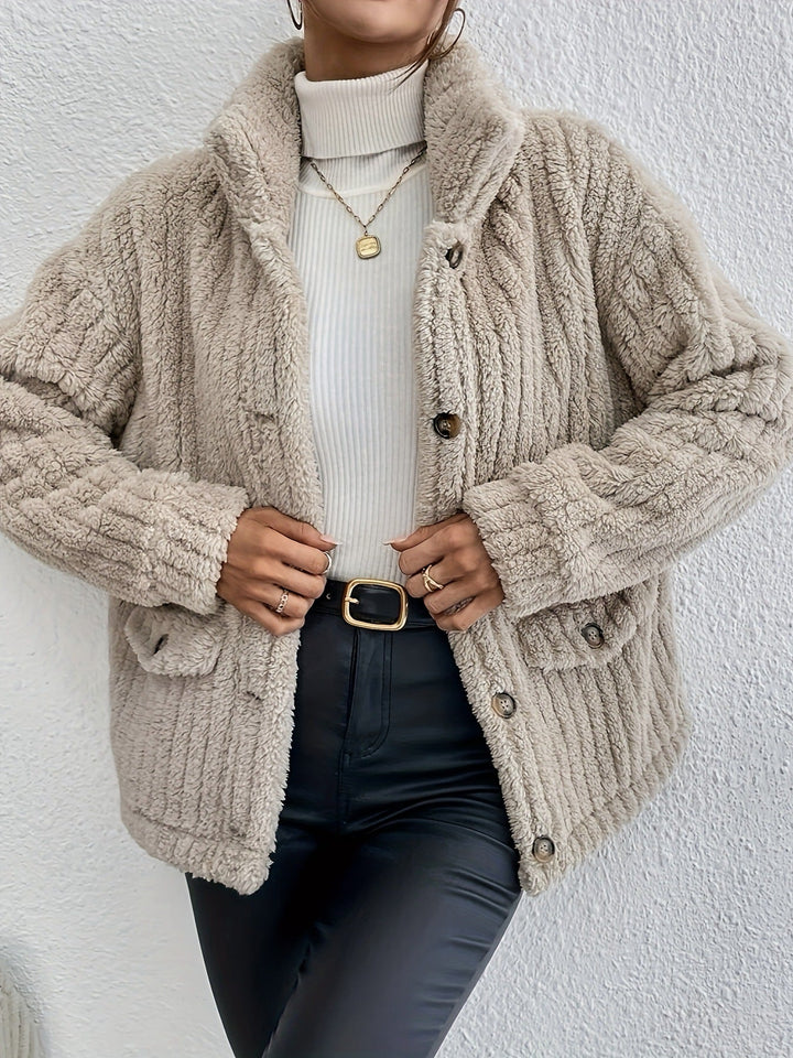 NOVA™ | Velvet Button Cardigan