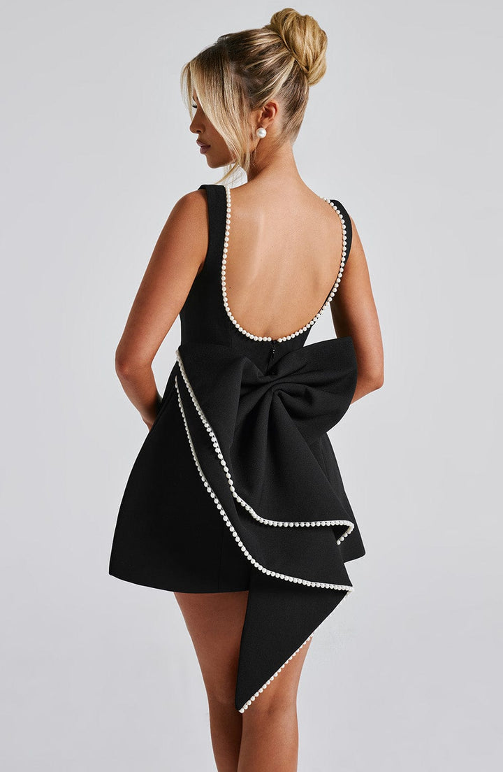 Women Wedding Guest Structured Mini Dress