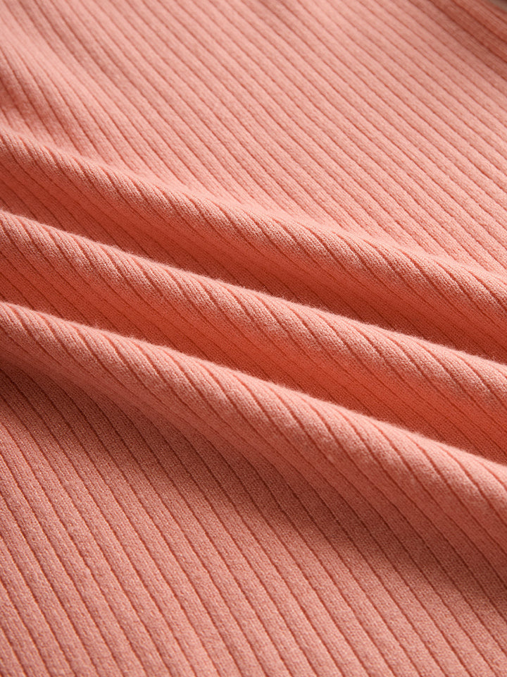 Olivia Bennet | Sweetheart Neckline Ruffle Hem Ribbed Knit Mini Dress