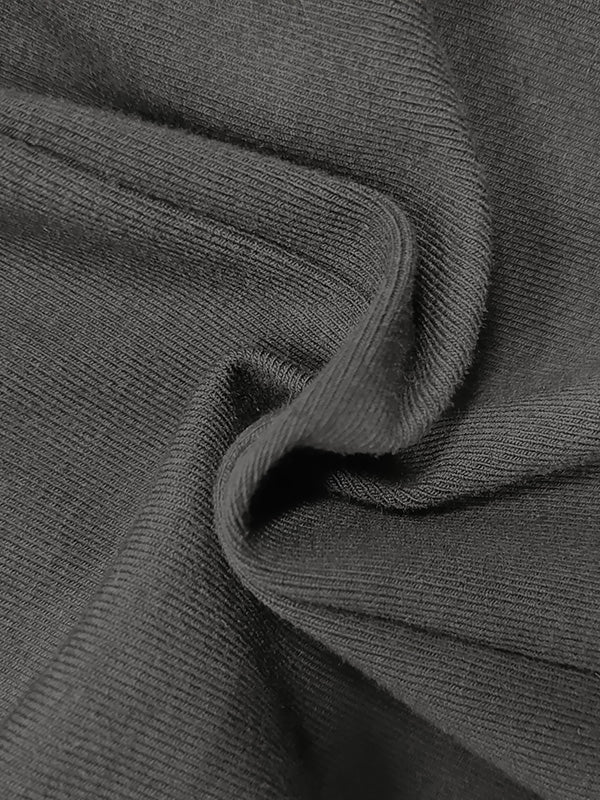 Olivia Bennet | Bodycon Sleeveless Hollow Pleated Solid Color Split-Joint Mock Neck Maxi Dresses