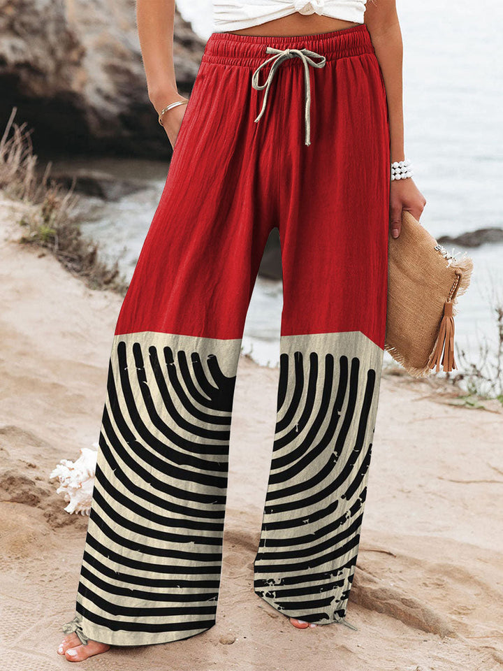 Clara | Geometric Lines Pants