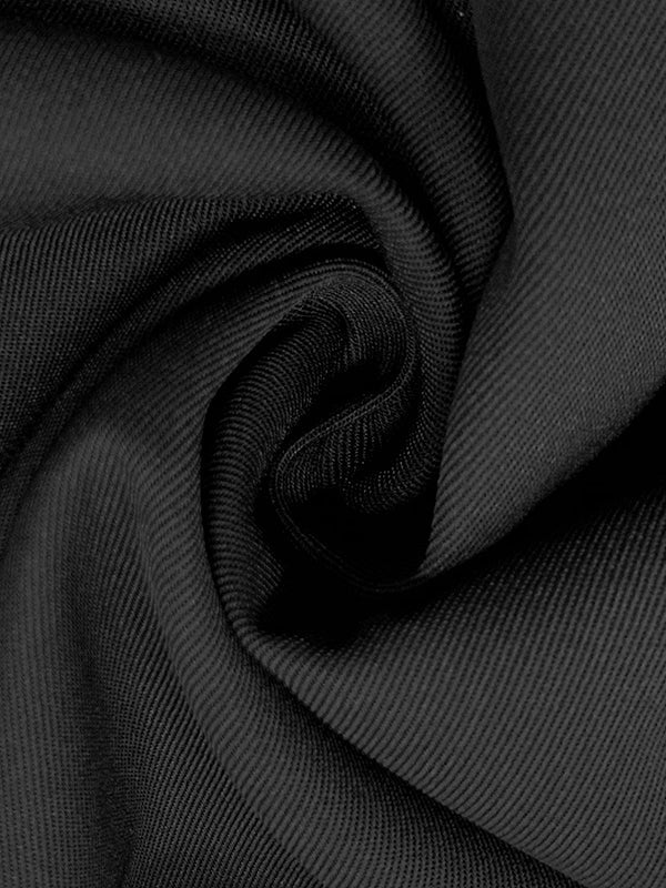 Olivia Bennet | Irregularity Asymmetric Contrast Color Round-Neck Maxi Dresses