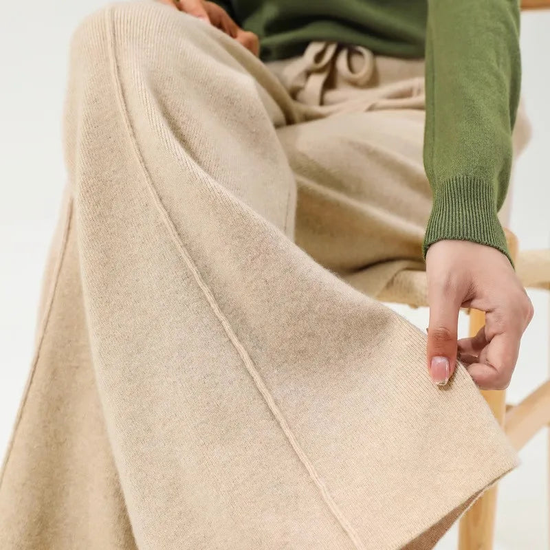 Olivia Bennet | Classic Wool Trousers for Women